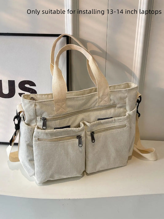 25 fall&winter Women's Casual Solid Color Zipper Crossbody Bag, Large Capacity Multi-pocket Design Portable Shoulder Bag for Daily Used, Girl Fashionable Shopping Bag, Zipper Crossbody Tote, Crossbody Shoulder Handbag, Casual Bags