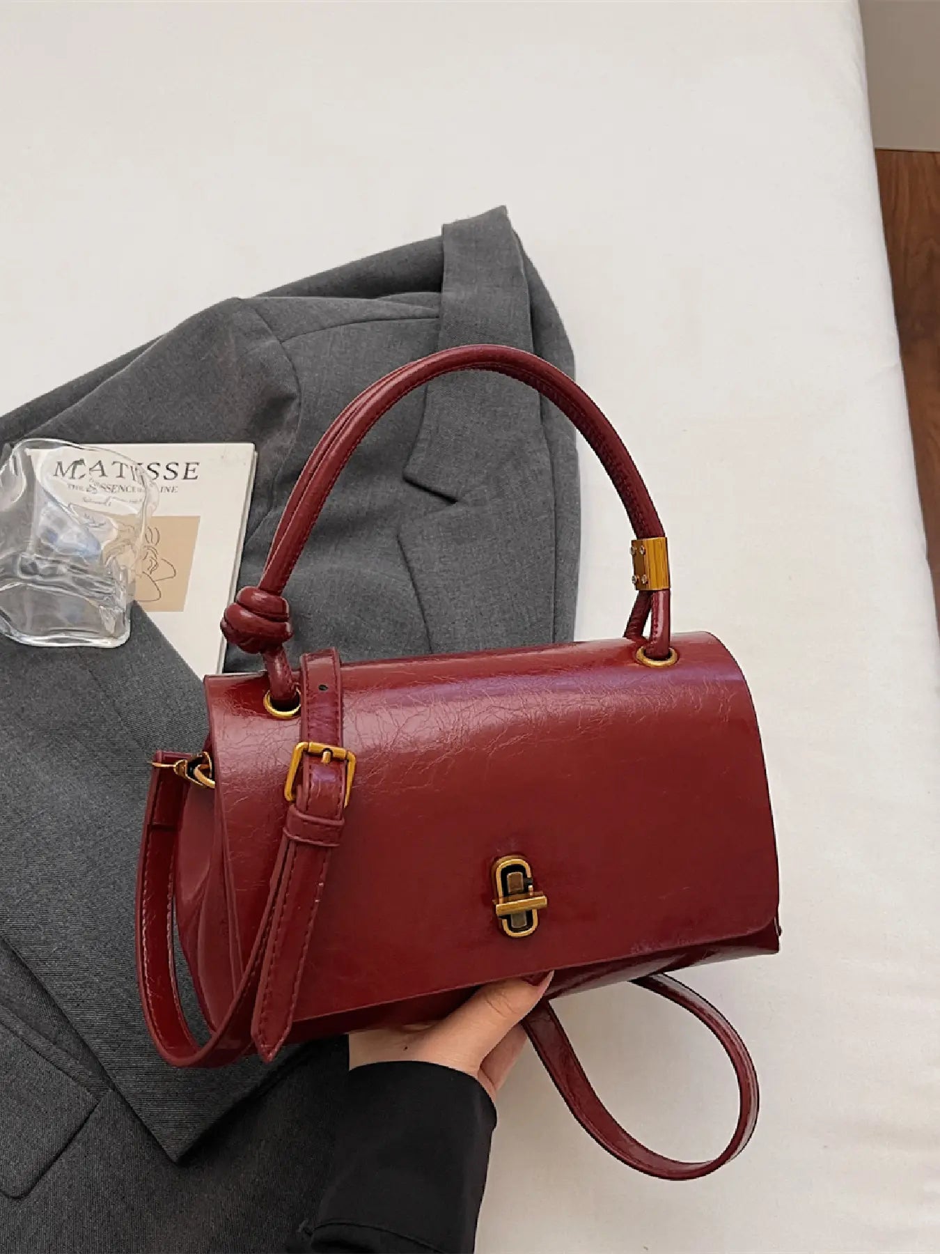 Small Satchel Bag, Casual Flip Cover Clutch for Shopping & Commuting, Crossbody Shoulder Bag, Classic Flap Shoulder, Fashion Bags