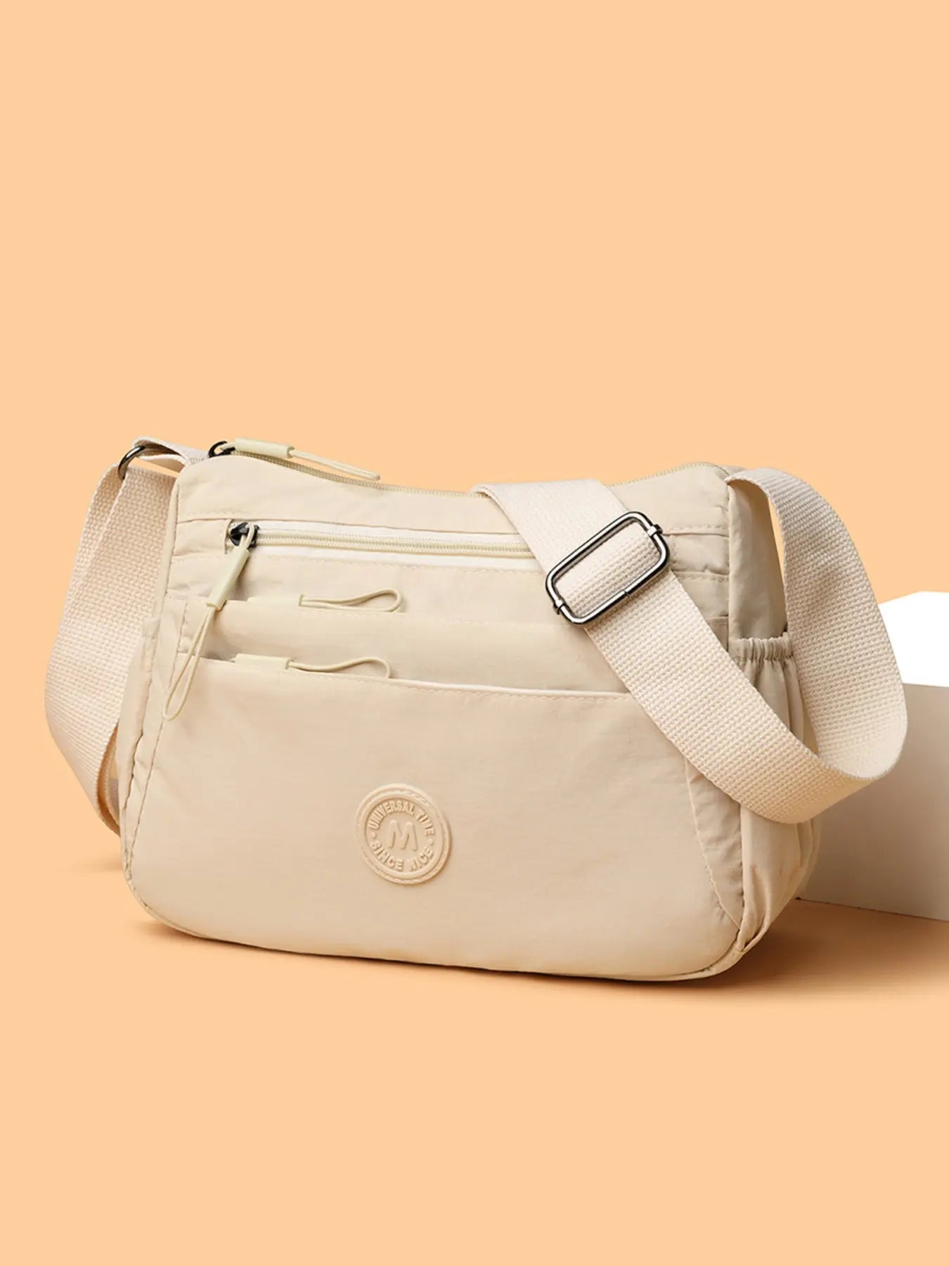 Women's Solid Color Fashionable Multi-pocket Zipper Crossbody Shoulder Bag for Daily Use, Casual Trendy Versatile High-quality Daily Commuting Bag, Crossbody Purse, Casual Trendy Purses