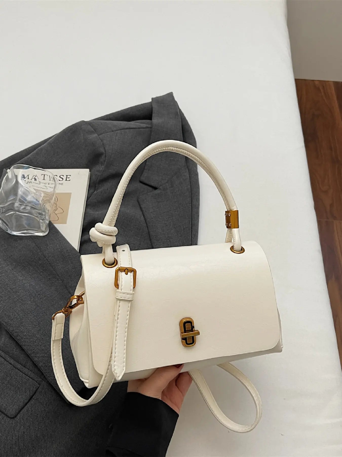 Small Satchel Bag, Casual Flip Cover Clutch for Shopping & Commuting, Crossbody Shoulder Bag, Classic Flap Shoulder, Fashion Bags
